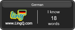 I Am Learning German online with LingQ.