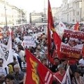 Thousands of Demonstrators Protest Bush Visit to Rome 