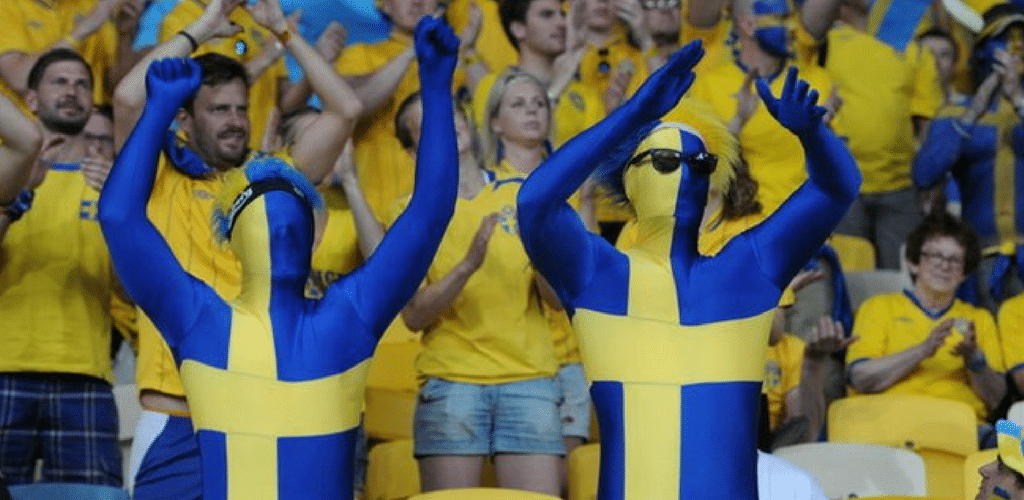 Swedish soccer fans