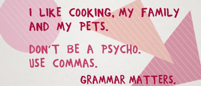 Grammar saves lives