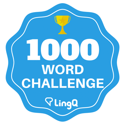 LingQ 1000 Word Challenge