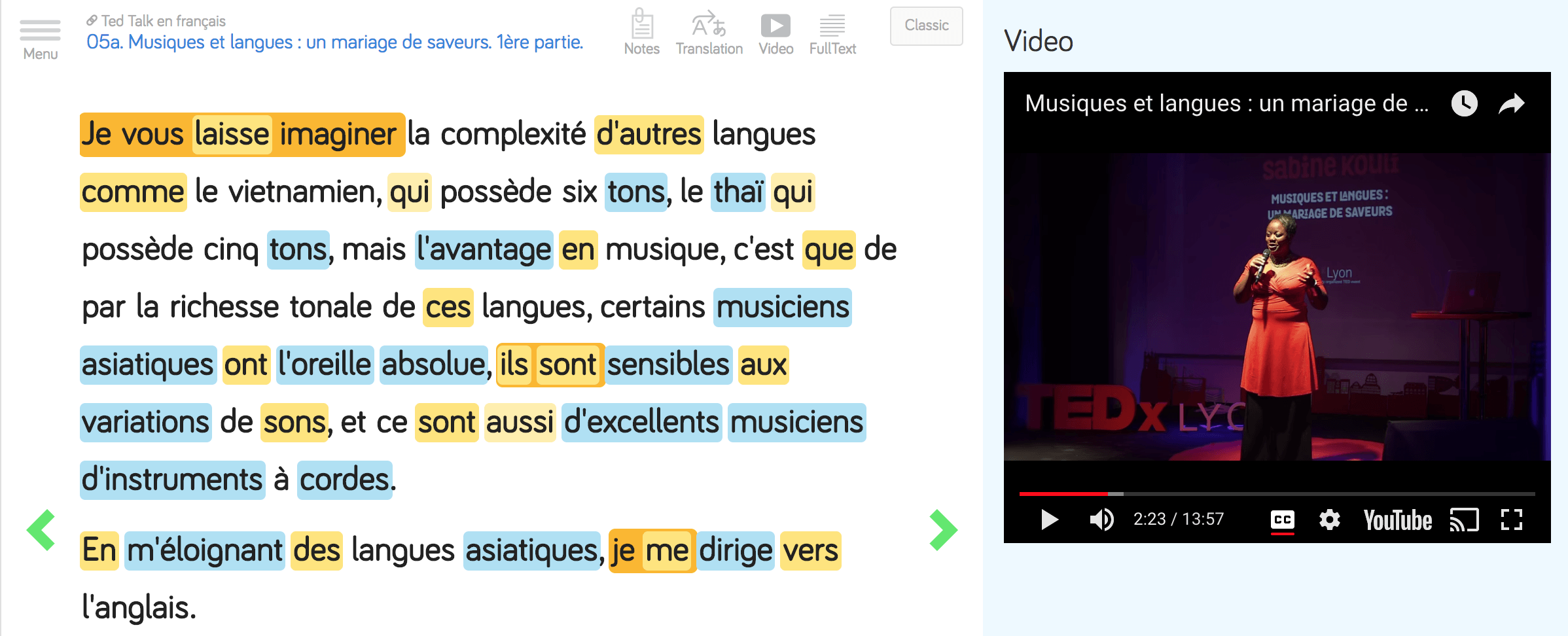 Learn French on LingQ