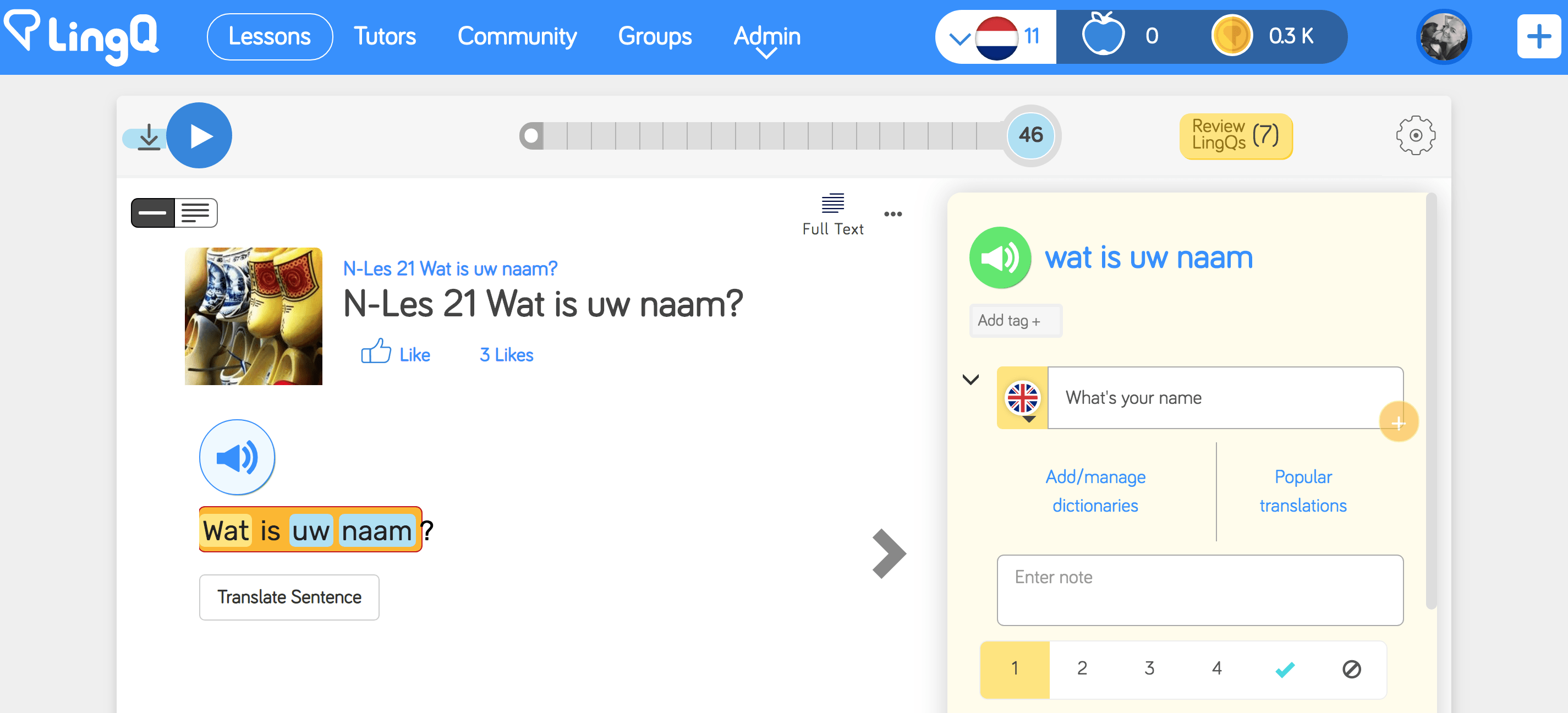Learn Dutch online on LingQ