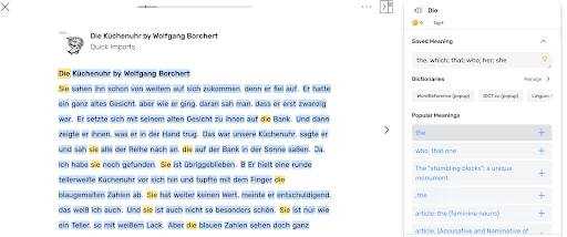 Learn German on LingQ