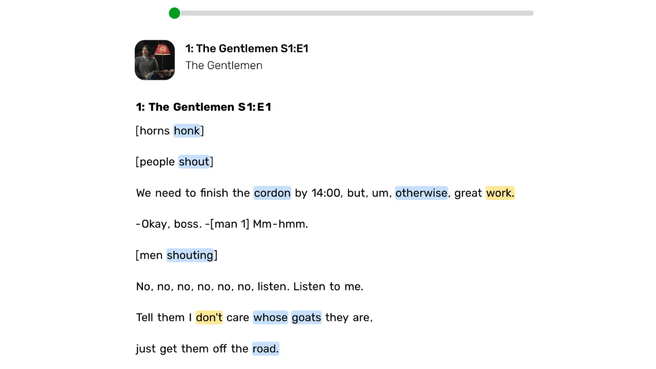 Learn English with Netflix's The Gentlemen